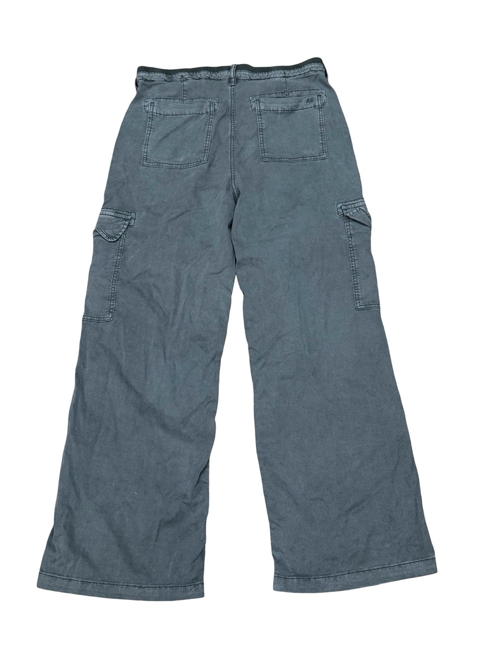 American Eagle Outfitters Wide-Leg Cargo Pants in Charcoal Gray - Picture 11 of 13